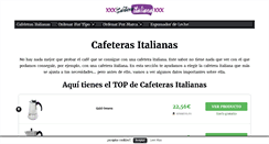 Desktop Screenshot of cafeteraitaliana.com